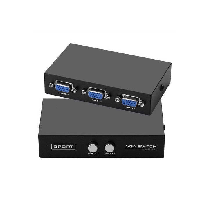 Switch 2 porte VGA per LCD PC TV Monitor