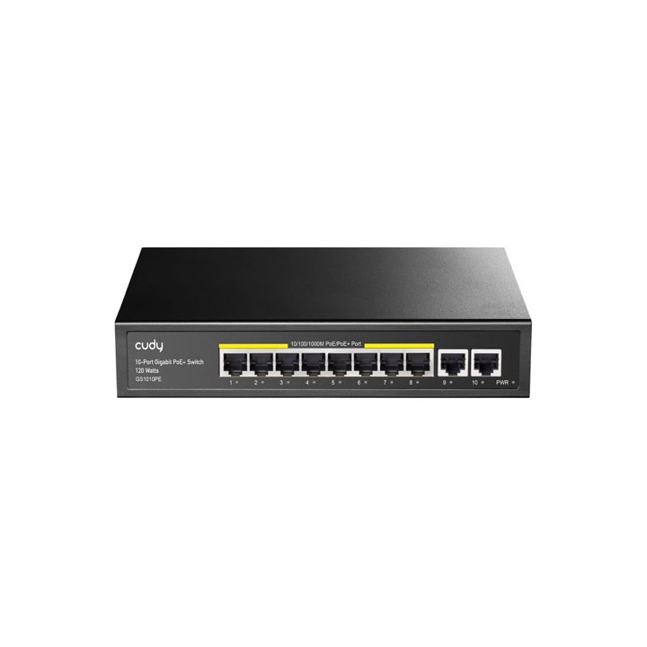 Switch LAN 10 porte Gigabit ( PoE 8P ) 120W