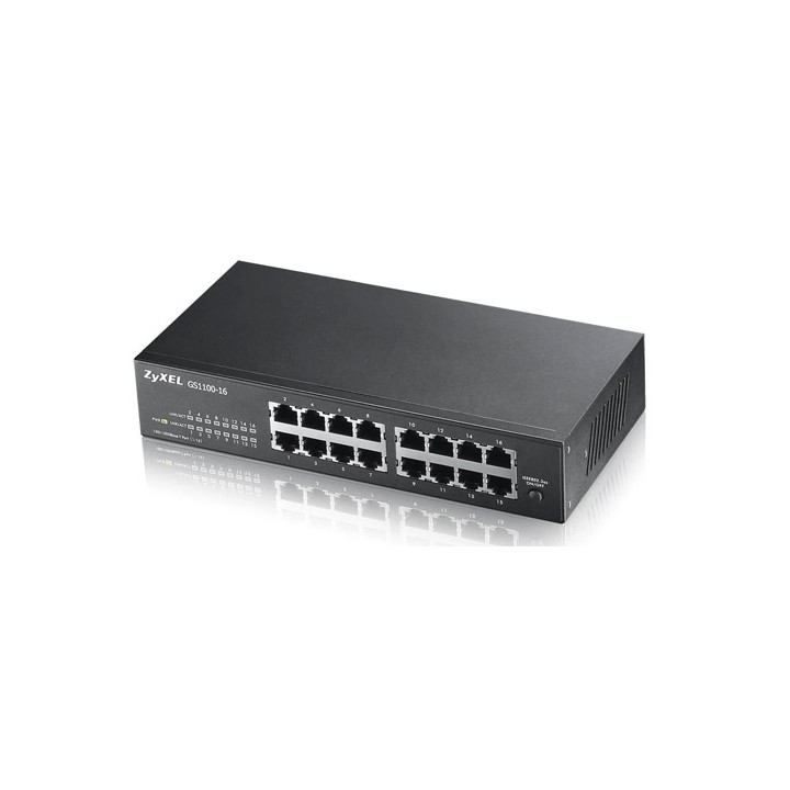 Switch LAN 16 porte 2xLan 10/100/1000 cAP10/100/1000 Desktop
