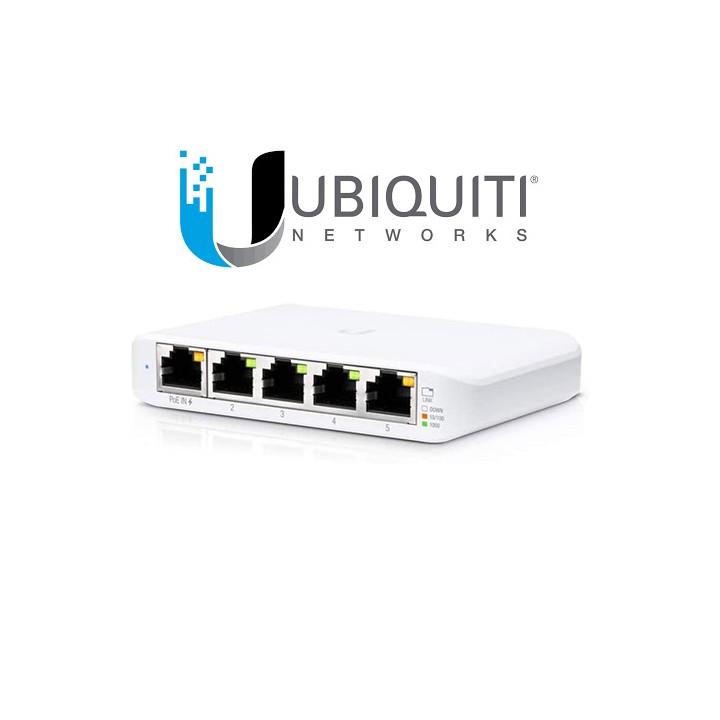 Switch LAN 5 porte 10/100/1000 POE Flex Mini