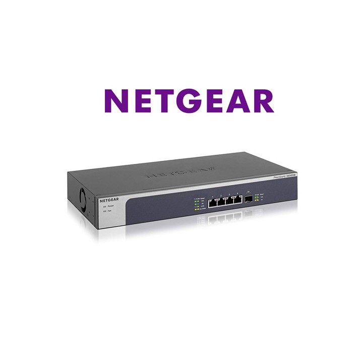 Switch LAN 5 porte 1G/2.5G/5G/10G Unmanaged con 1 SFP+ montaggio Rack/Desktop