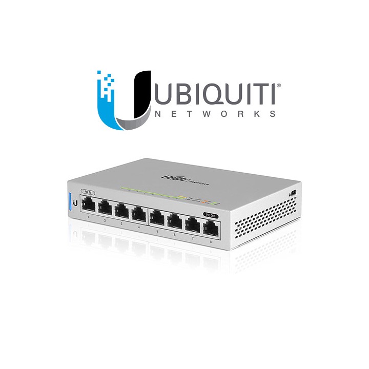 Switch LAN 8 porte 10/100/1000 Unifi US-8