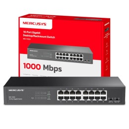 Switch LAN Desktop/Rackmount 16 Porte Gigabit