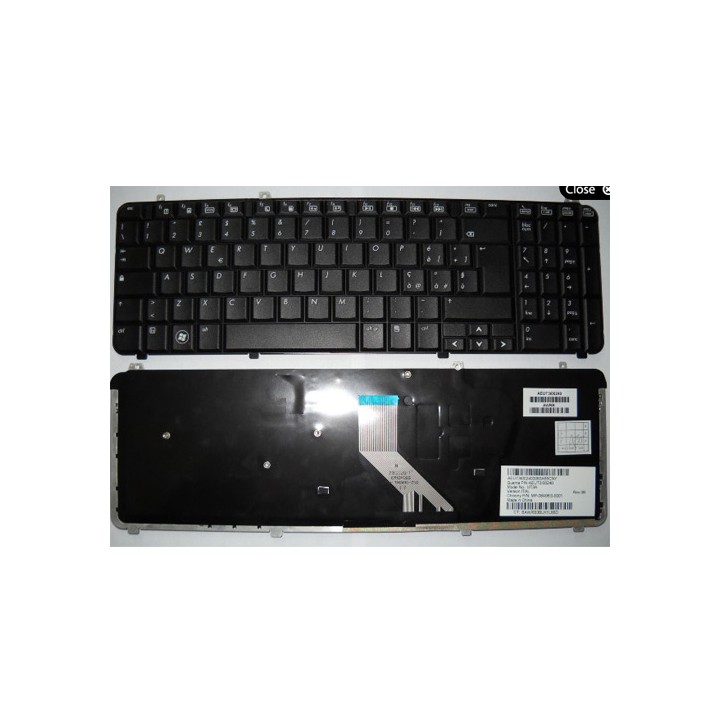 Tastiera Italiana HP Pavilion DV6-1000  DV6-2000 Nera serie
