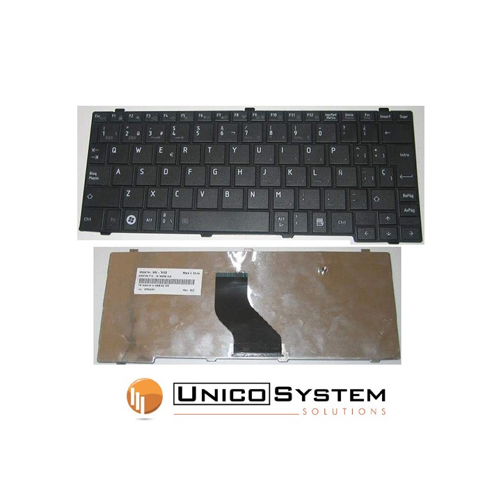 Tastiera Italiana Toshiba NB200 NB201 NB250 NB255 NB300 NB305 NB500 NB505 / Portege T110 / T115 Series NB500 Nero