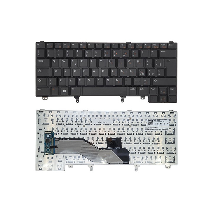 Tastiera Notebook DELL Latitude E6420 E6320 E6330 E5420 colore NERO ITA