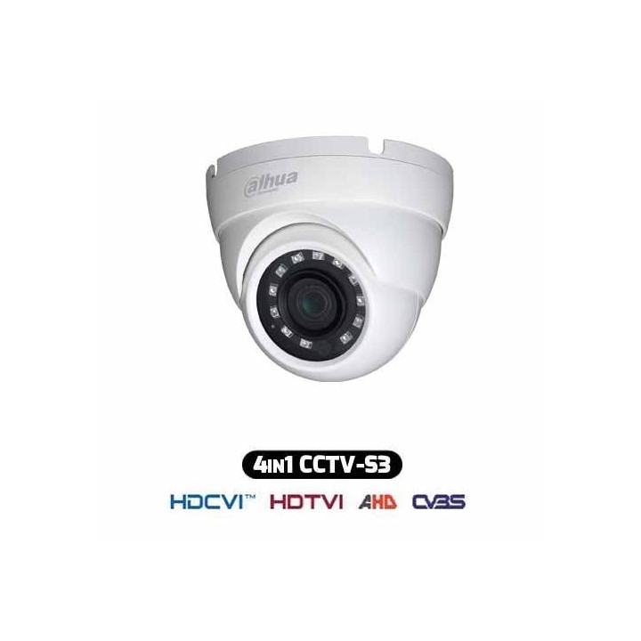 Telecamera Dome HDCVI IBRIDA 4IN1 1080P 2MPX 2.8MM