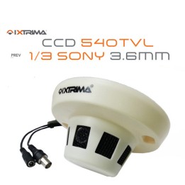 Telecamera nascosta sensore fumo CCD 1/3 Sony 540TVL 3.6mm