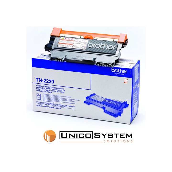 Toner BROTHER TN-2220 Nero 2.6K