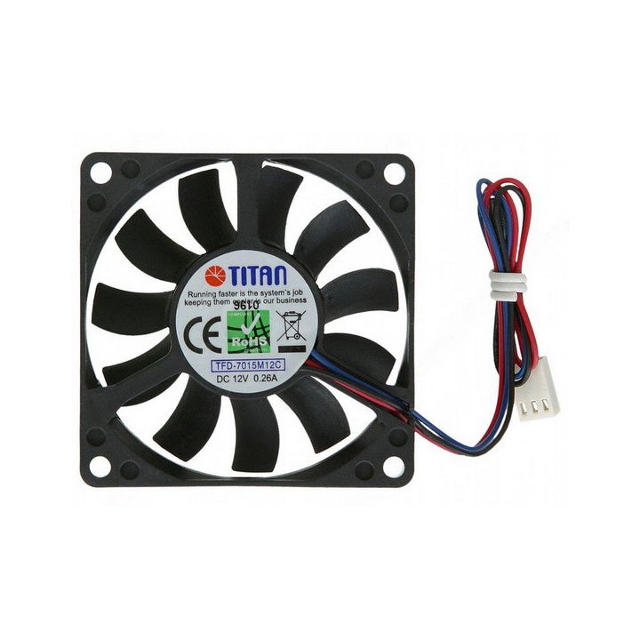 Ventola 70x70x15 12V DC Tachimetrica