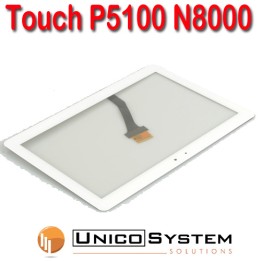 Vetro Touch screen per
SAMSUNG Galaxy TAB 2 10.1 P5100 P5110 NOTE N8000 BIANCO