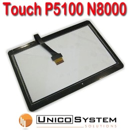 Vetro Touch screen per
SAMSUNG Galaxy TAB 2 10.1 P5100 P5110 NOTE N8000 NERO