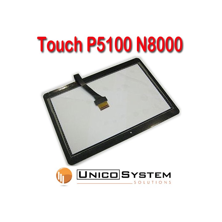 Vetro Touch screen per
SAMSUNG Galaxy TAB 2 10.1 P5100 P5110 NOTE N8000 NERO