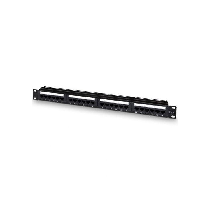 Pannello Patch 24 Porte RJ45 UTP CAT. 6a 19"