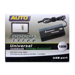 Alimentatore Notebook 150Watt Universale 220v