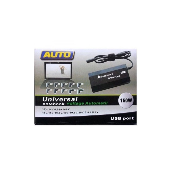 Alimentatore Notebook 150Watt Universale 220v