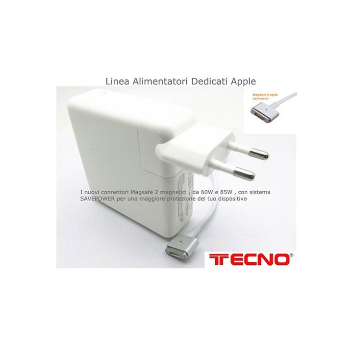Alimentatore Notebook 85Watt 18,5v APPLE MagSafe2 TC-7025