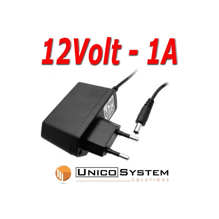 Alimentatore per singola camera 12V 1A