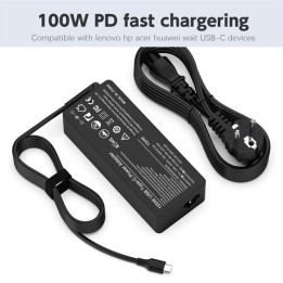 Alimentatore Type-C con profili PD (Power Delivery) 100W