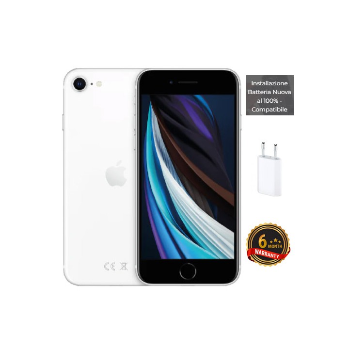 Apple iPhone SE 2020 128GB Bianco USATO / RICONDIZIONATO GRADO A