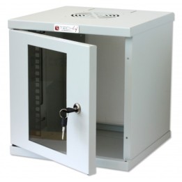 Armadio Rack 10" a Muro 6 unità Grigio - 320x300x300 (AxLxP)