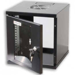 Armadio Rack 10" a muro 6 unità Nero - 320x300x300 (AxLxP)