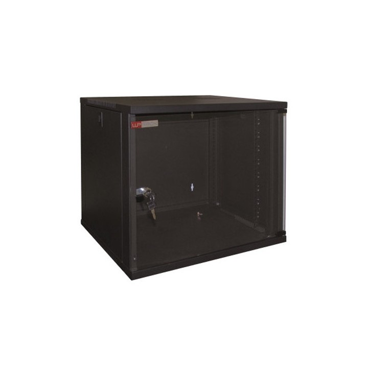 Armadio Rack 19" a Muro 6 unità Nero - 310x540x450 (AxLxP)