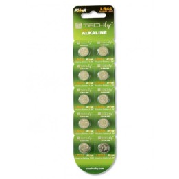 Batteria a Bottone Alcalina AG13 LR44 A76 GP76A 357 (set 10 pz)