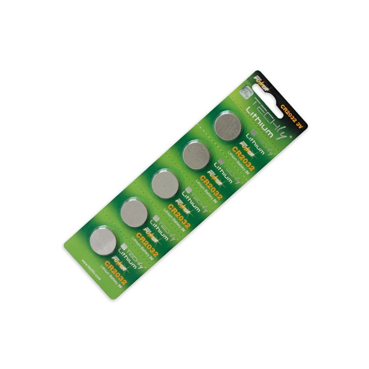Batteria a Bottone CR2032 3v Conf. 5