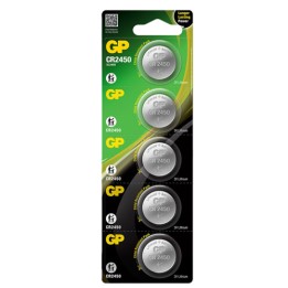 Batteria a Bottone CR2450 3v Conf. 5pz