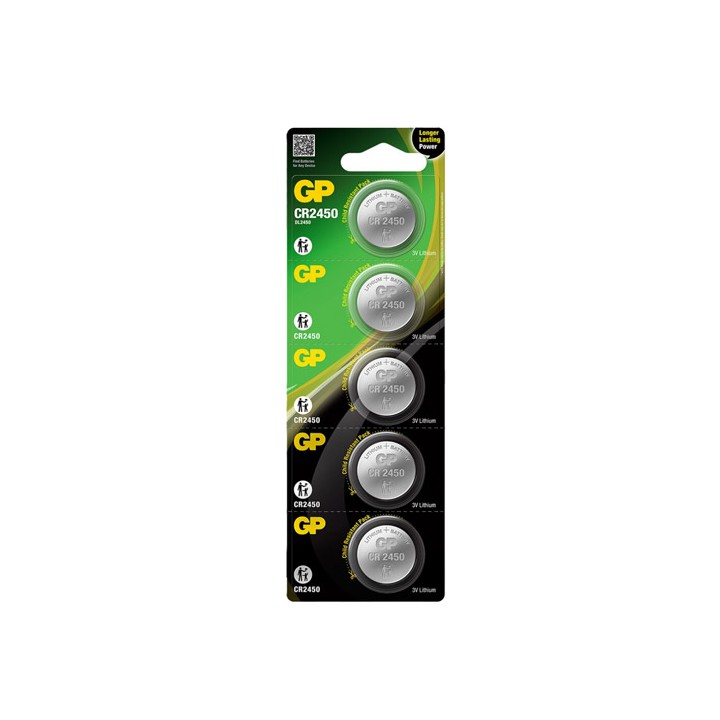 Batteria a Bottone CR2450 3v Conf. 5pz