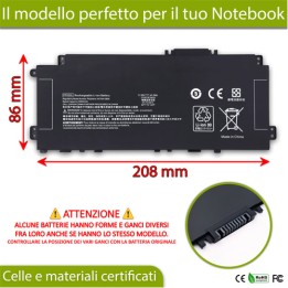 Batteria HP PP03XL - montaggio escluso