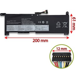 Batteria Lenovo L19M2PF0 35Wh per IdeaPad 1 / Slim 1 - Montaggio escluso.