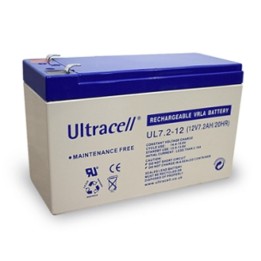 Batteria per UPS 12Volt 7,2 Ah Utracell Faston 187 (4,8mm)