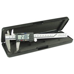 Calibro professionale con estensione massima fino a 150mm dotato di ampio Display LCD