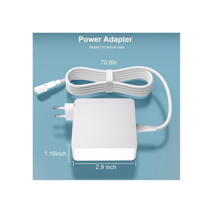 Caricatore Compatibile MacBook Pro MagSafe L-Tip 60W / 85W