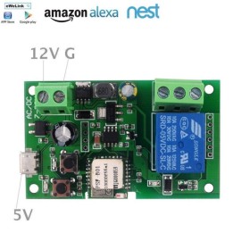 1CH Canale Dispositivo di controllo da remote WiFi con l’app Ewelink - Contatto Pulito