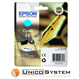 Cartuccia EPSON Serie 16 Ciano 3,1 ml T1622