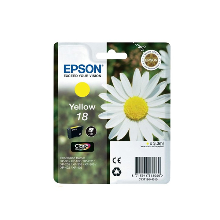 Cartuccia EPSON Serie 18 Giallo Margherita T1804