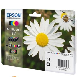 Cartuccia EPSON Serie 18 Multipack Margherita T1806