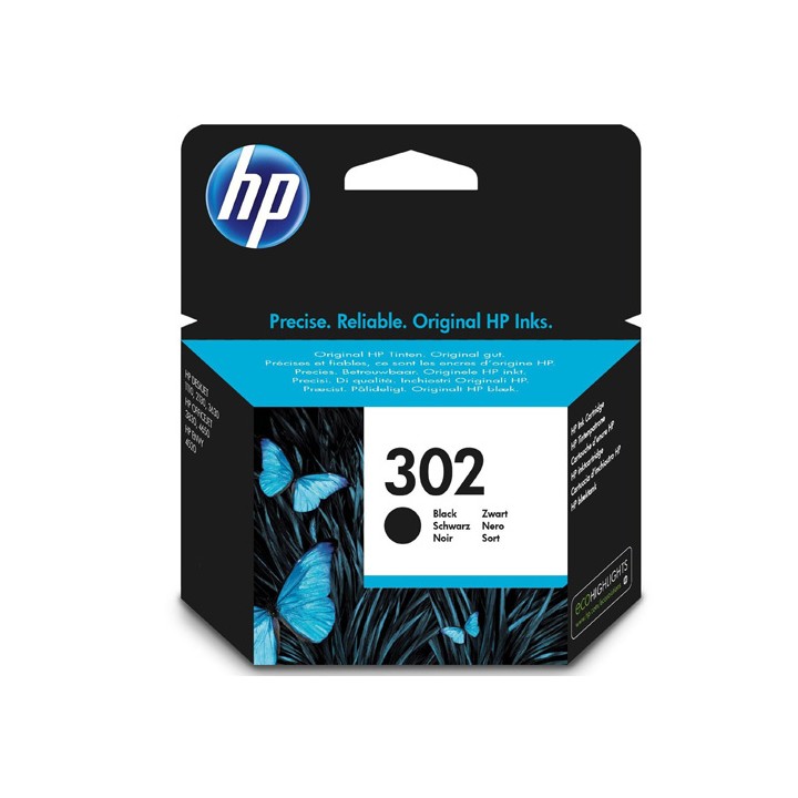 Cartuccia HP 302 F6U66AE Nero 190 pag.