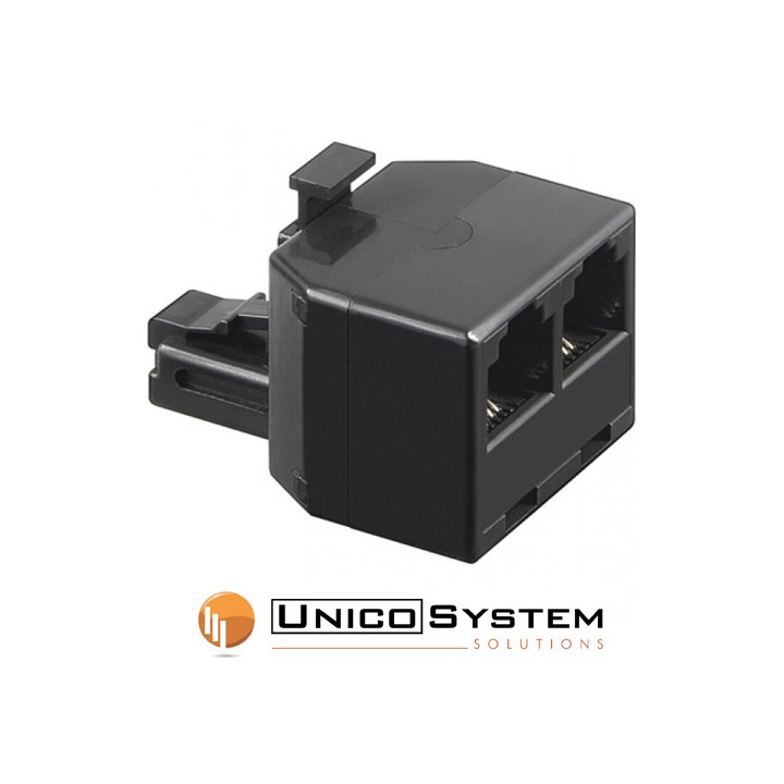 Accoppiatore telefonico duplex 6P4C M a 2x 6P4C F