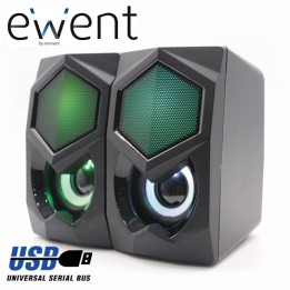 Casse Audio 2.0 Altoparlanti Speaker Gaming RGB 12W