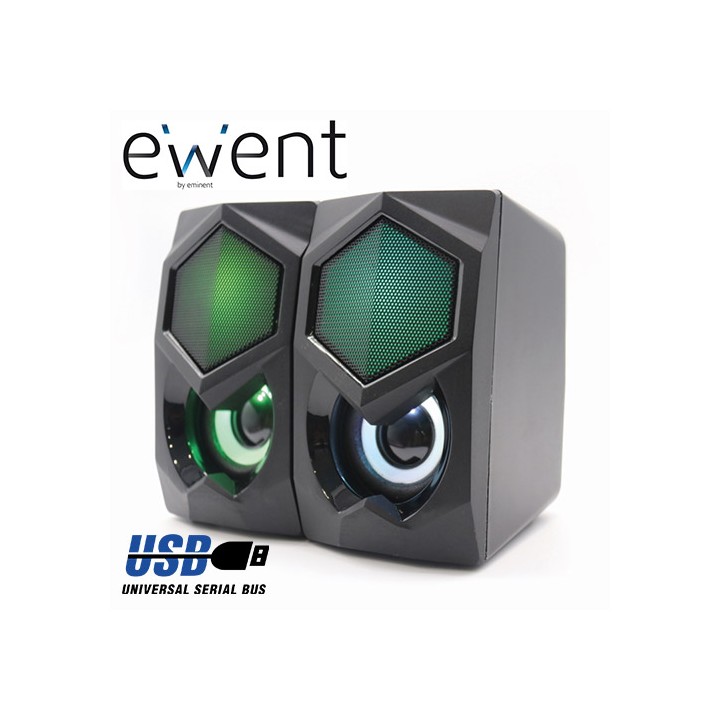 Casse Audio 2.0 Altoparlanti Speaker Gaming RGB 12W
