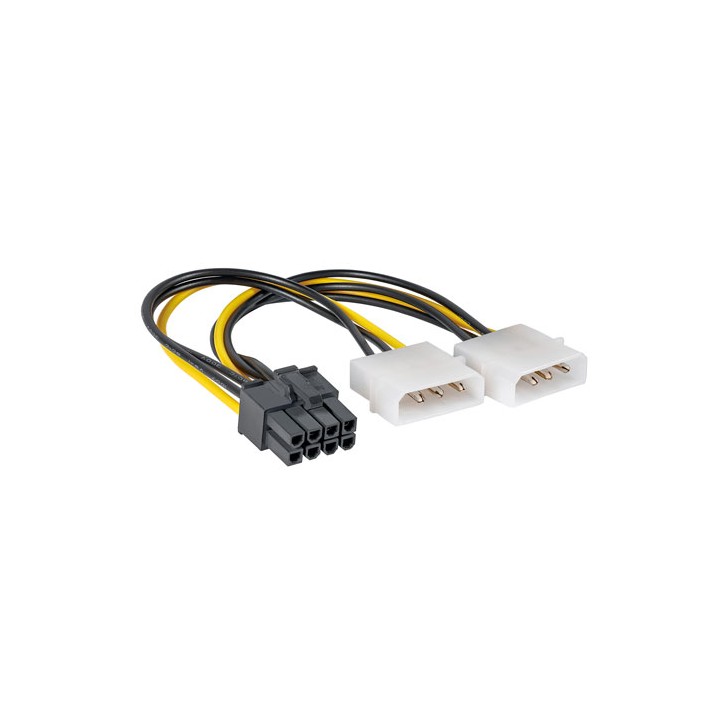 Cavo Adattatore 2xMolex / PCI-Express a 8 pin