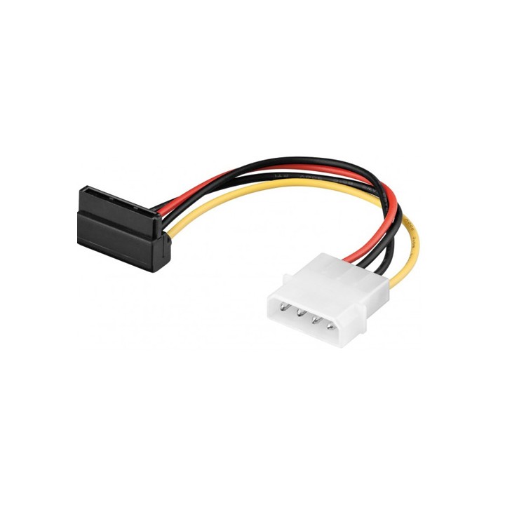 Cavo Alimentazione da 1Molex a 1Sata 90° 13 cm