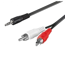 Cavo Audio Stereo Jack 3,5mm maschio - 2xRCA maschio - 3  metri