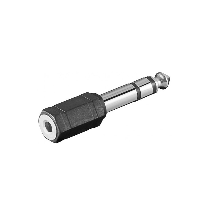 Adattatore Audio 6.3mm Maschio a 3.5mm Femmina Stereo