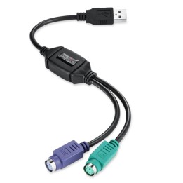 Cavo di conversione 1xUSB in 2xPS2