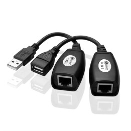 Cavo Estensione per USB via Cat5/5e/6 RJ45 Adattatore Lan Usb